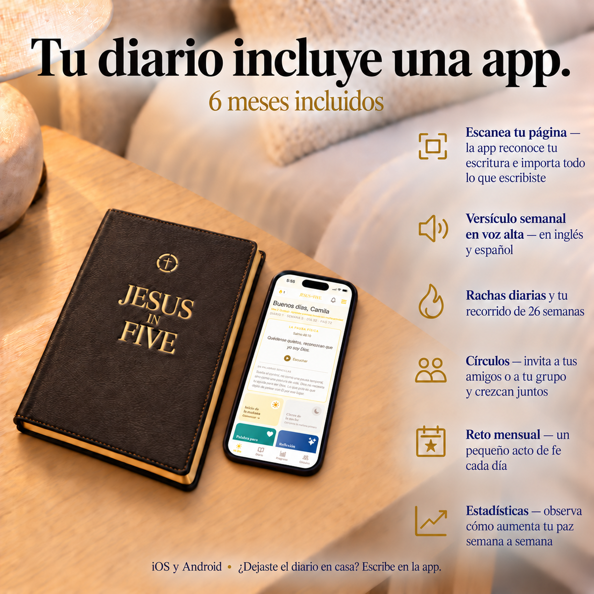 Jesus in Five Journal - Edición en Español