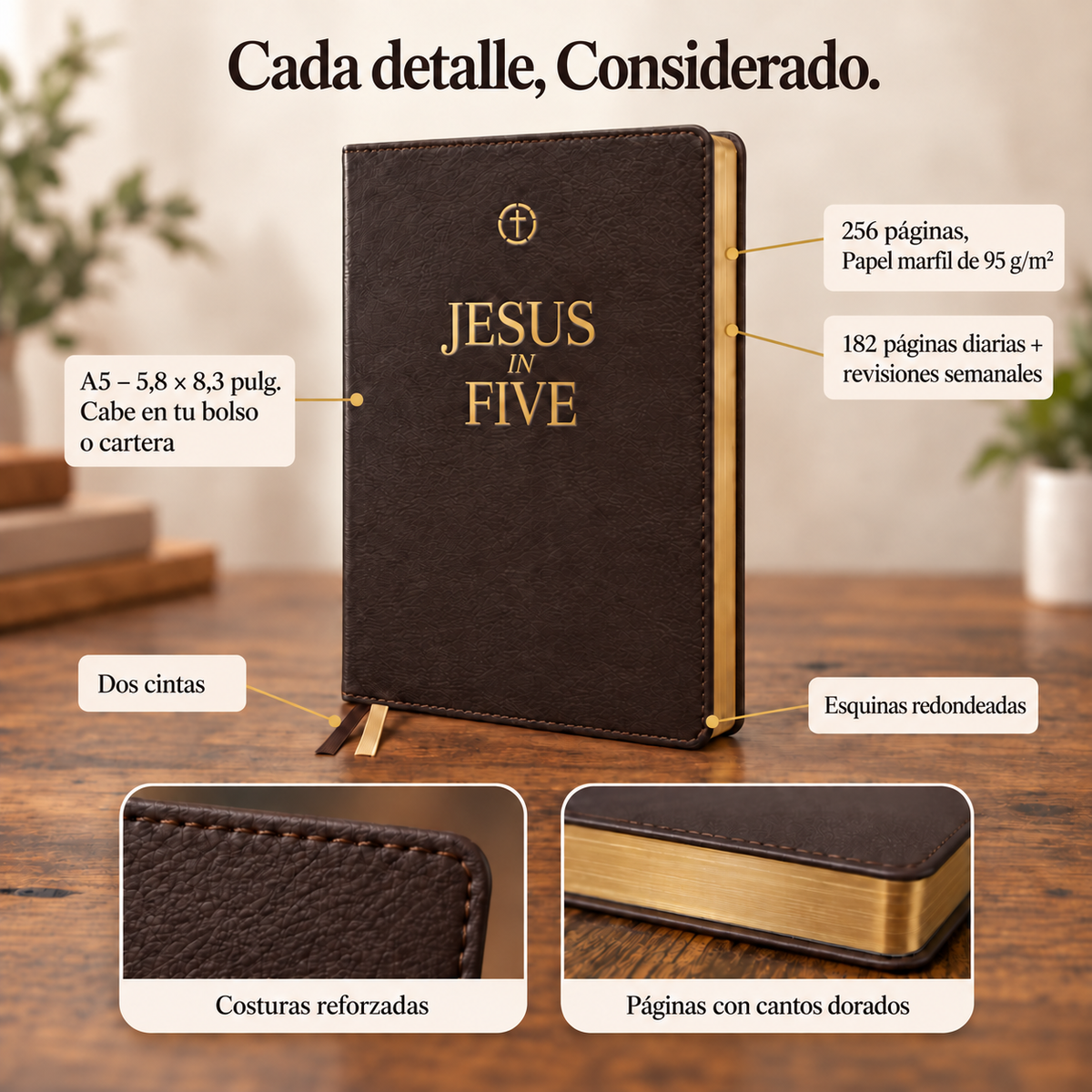 Jesus in Five Journal - Edición en Español