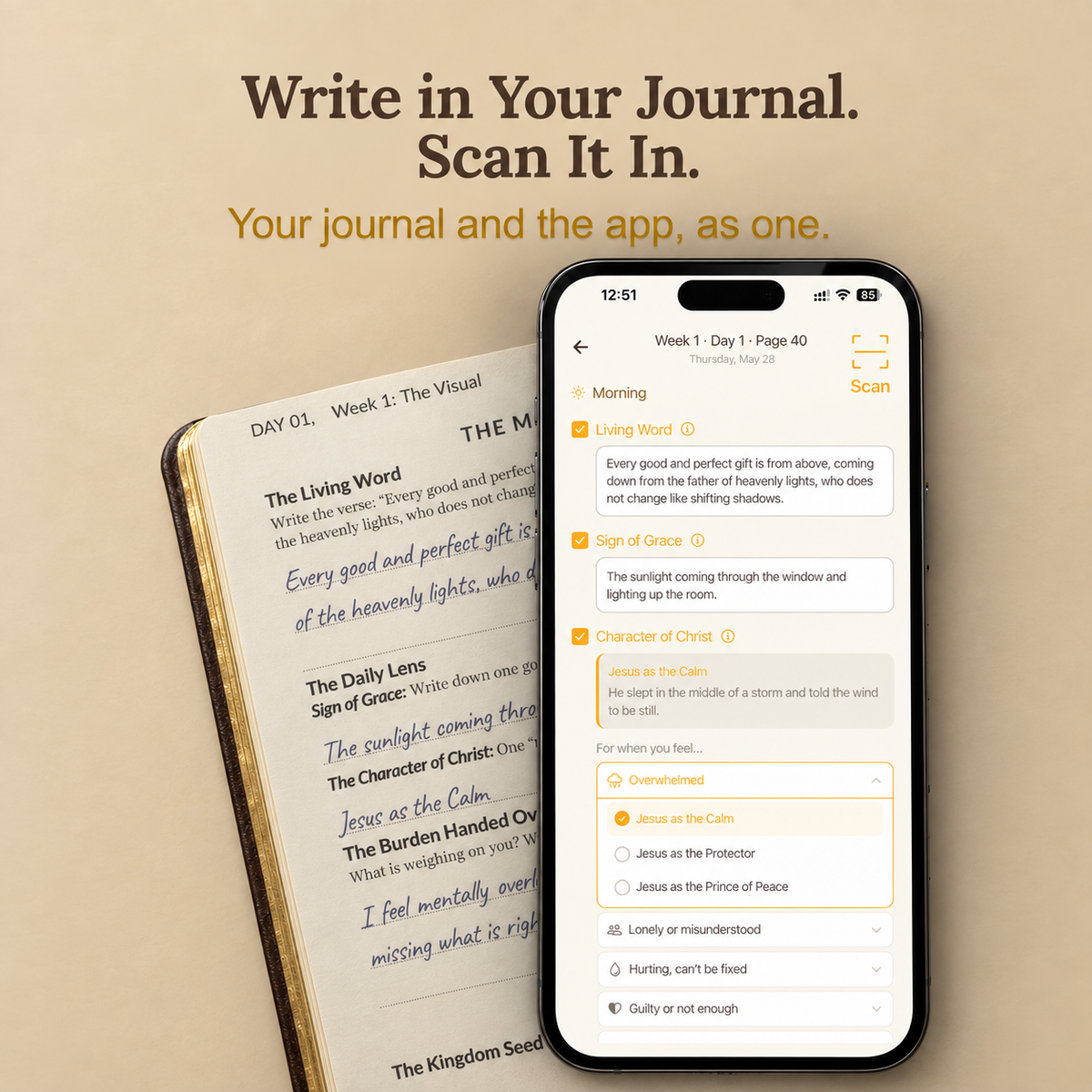 Jesus in Five Journal - English Edition
